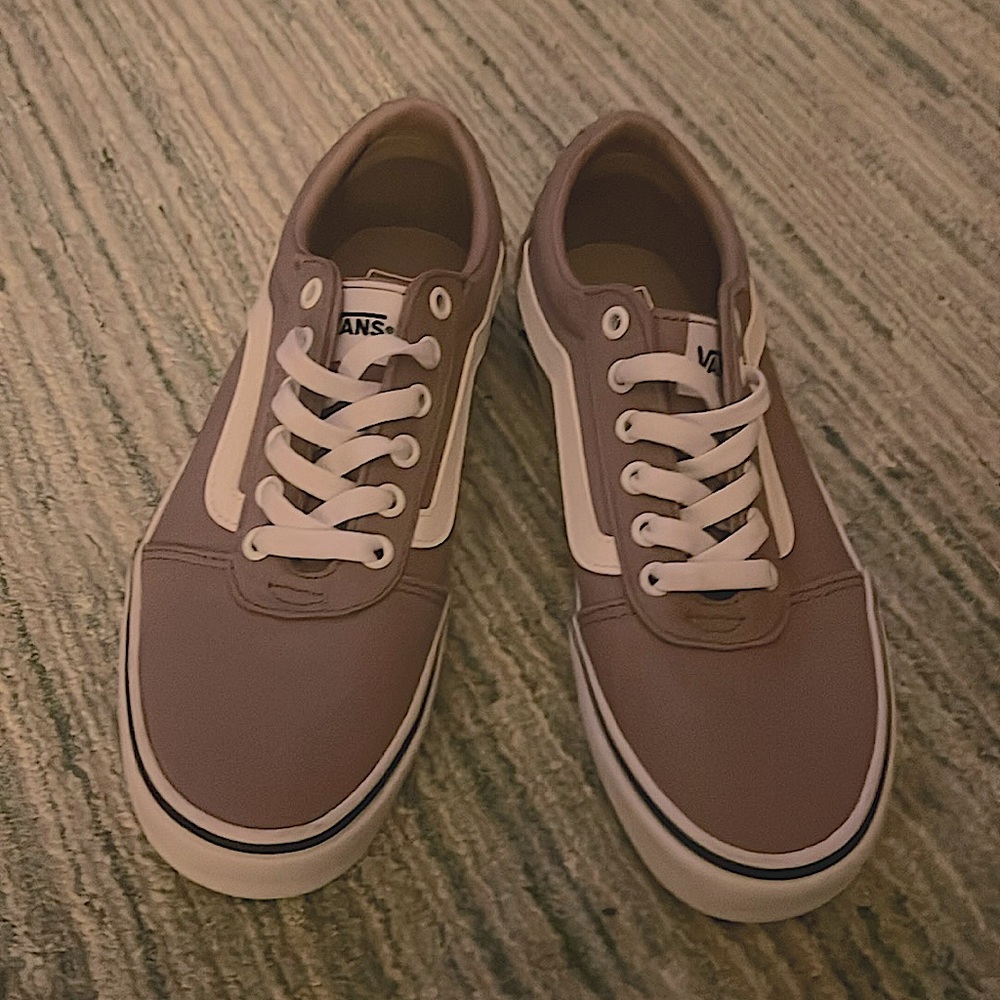 Vans Ward / Old Skool canvas purple dove grey NWOT